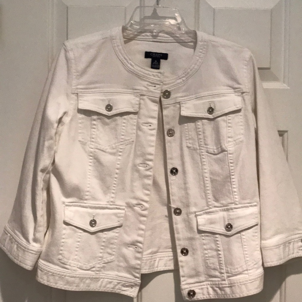 White denim jacket, size M